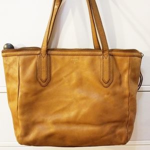 Fossil Sydney Leather Tote